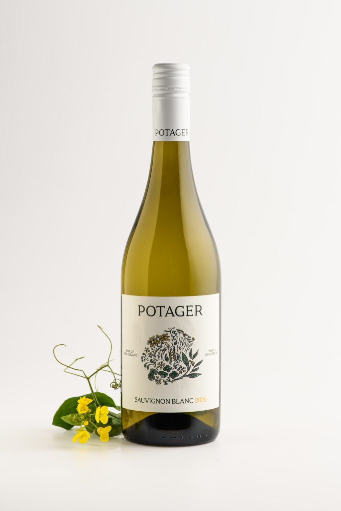 Bottle of Potager Sauvignon Blanc 2026, North Canterbury wine
